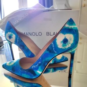 Manolo Blahnik BB Tie-Dye Pump